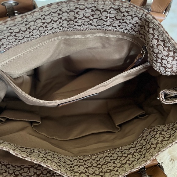 Coach vintage double strap bag/purse/tote - Picture 11 of 13